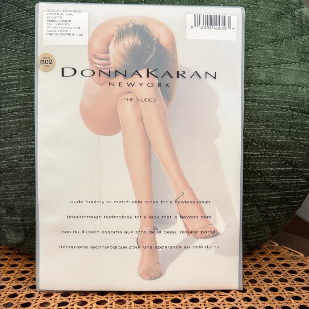NIP Vintage Donna Karan B02 Control Top Panty Hose